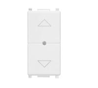 Vimar 14594 Plana Comando connesso VIEW Wireless con uscita a relè, per tapparella con lamelle orientabili e controllo da remoto, doppia tecnologia Bluetooth 5.0 e Zigbee 3.0 (WIT)