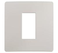 VIMAR 14641U.13 PLANA UP Placca naturalmente integrabile con Plana, 1 modulo, tecnopolimero, grigio dolomite matt