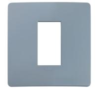 Vimar 14641U.16 Plana Up placca 1 modulo, 8.6x8.6x0.99cm, avio matt