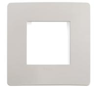 Vimar 14642U.13 Plana Up Placca naturalmente integrabile con Plana, 2 moduli, tecnopolimero, grigio dolomite matt