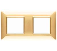 VIMAR - 14643.24 Placca 4M (2+2) int71 oro lucido
