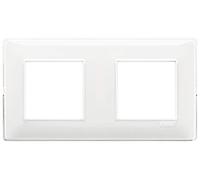 Vimar Serie piatta - Piastra 4 modulo 71mm reflex neve