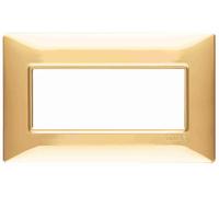 VIMAR - 14649.24 Placca 5M BS oro lucido