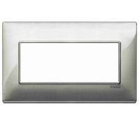 VIMAR - 14649.27 Placca 5M BS tecnopolimero Silver