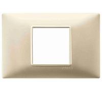 VIMAR - 14652.22 Placca 2M centrali champagne opaco
