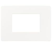 Placca Vimar Plana Up 3 moduli bianco matto 14653U.11