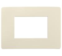Placca Vimar Plana Up 3 moduli avorio matto 14653U.12