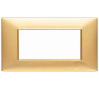 VIMAR - 14654.25 Placca 4M oro opaco