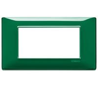 Vimar 14654.47 PLANA Placca 4M 14,25x8x0,9cm Tecnopolimero, Reflex Smeraldo
