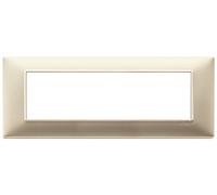 Placca 7M champagne opaco Vimar Plana 14657.22