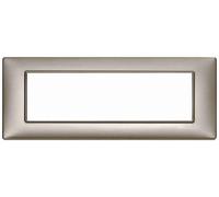 VIMAR - 14657.74 Placca 7M nichel perlato