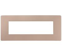 Vimar 14657U.18 Plana Up Placca Naturalmente Integrabile con Plana, 7 Moduli, Tecnopolimero, Dimensioni 20,85 x 8,6 x 0,98 cm, Terracotta Matt