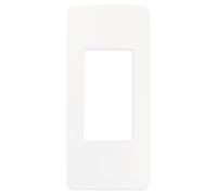 VIMAR 14666U.11 PLANA UP Placca naturalmente integrabile con Plana, 1 modulo per pannelli, tecnopolimero, bianco matt