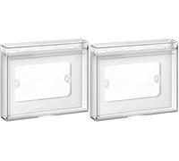 VIMAR 14923 Plana Calotta IP44, portello trasparente, 3m, consente di azionare i comandi a calotta chiusa. Compatibile: Eikon Exé, Linea, Arké, Plana (Confezione da 2)