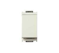 Vimar 16005.B Idea deviatore, 1 polo, 16AX, 1 modulo, bianco | Deviatore unipolare 16AX 250 V~, 1 modulo, serie IDEA, installazione da incasso, colore bianco