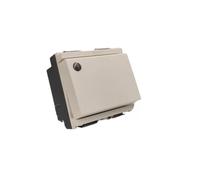 VIMAR 16025.M.B. IDEA Deviatore 1P 16 AX 250 V~, luminoso, per unità di segnalazione, bianco - 2 moduli