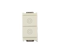 VIMAR 16121.B DOPPIO PULSANTE 1P NO 10A BIANCO VIMAR SERIE IDEA
