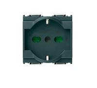PRESA SCHUKO BIPASSO 10/16A VIMAR IDEA 16211