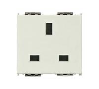 Vimar 16260.B Presa Sicury 2P+T 13A Inglese Bianco Serie Idea
