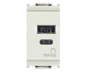 Vimar 16292.AC.15.B Idea presa USB C 15W per ricarica da incasso 1m