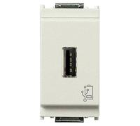 VIMAR 16292.B Unitã Alimentazione USB, Bianco, 5V, 1.5A, 1M