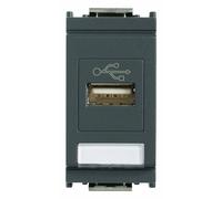 VIMAR IDEA UNITA' ALIMENTAZIONE USB 5V1,5A 1M GRIGIO 16292