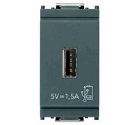 VIMAR - 16292 Unita alimentazione USB 5V1,5A 1M grigio