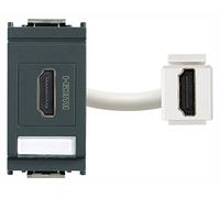 Vimar 16334 Idea Presa standard HDMI, aggancio standard Keystone, grigio