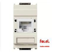 Vimar 16365.1.B Presa RJ45 R&M Cat5 e UTP Bianca