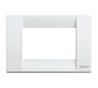 Vimar Placca Serie Idea Classica 16733.01 piastra metallica 3 moduli Bianco