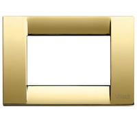 Placca Classica 3M oro lucido Vimar Idea 16733.32
