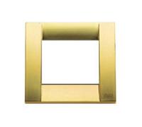 Vimar Placca Classica IDEA 16733.33 3 moduli metallo pressofuso oro opaco
