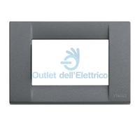VIMAR 16733.46PLACCA 3 MODULI ARDESIA VIMAR SERIE IDEA