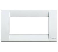 Vimar 16734.01 Idea placca Classica 4 moduli, 14.5x8.2x0.93cm, bianco