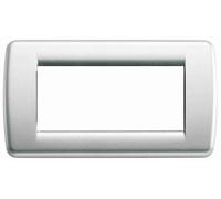 VIMAR - 16754.21 Placca Rondo 4M argento metall.
