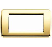 VIMAR - 16754.32 Placca Rondo 4M oro lucido