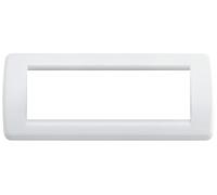 Vimar Idea placca Rondò 6 moduli bianco brillante 16766.01