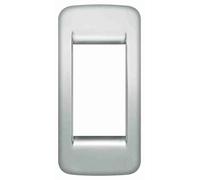 VIMAR - 16783.21 Placca Rondo 1M pann.argento met.