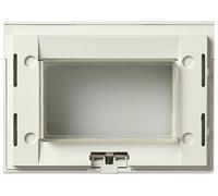 Vimar 16813.Q.B Idea Supporto portafrutti, 3 moduli, con viti, bianco