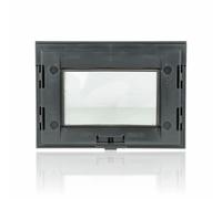 VIMAR 16813.Q Supporto 3 moduli IP55 per scatole di derivazione da 3 moduli, Ide