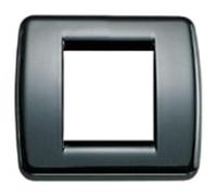VIMAR Placca Rondò 1-2M nero