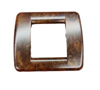 VIMAR 17093.41 IDEA PLACCA RONDÒ 1/2 MODULI RADICA NOCE