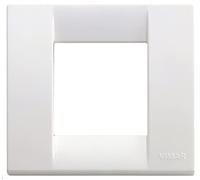 Vimar 17097.01 Idea placca Classica 1-2 moduli, 8.8x8x0.93cm, bianco brill