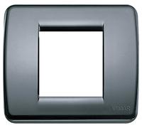Vimar 17098.15 Placca Rondo, Grigio Grafite, 1-2 moduli