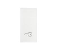 VIMAR 19021.P.B ARKÉ tasto intercambiabile 1 modulo con simbolo chiave, illuminabile, colore bianco