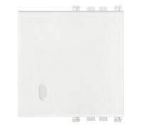 VIMAR 19022.B ARKÉ Tasto intercambiabile 2 moduli illuminabile, dimensioni 4.45 x 4.9 x 2.23 cm, Bianco