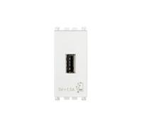 Unità alimentazione Vimar Arke USB 5V 1,5A 1 modulo bianco 19292.B