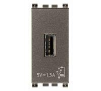 VIMAR - 19292.M Unita alimentazione USB 5V 1,5A 1M Metal