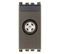 Vimar 19300.01.M Arkè Metal Presa Diretta, TV-RD-SAT, 5MHz