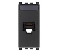 Presa RJ45 Con Connettore NetSafe Cat6 Serie Civile Vimar Arkè Grigio Cod. 19339